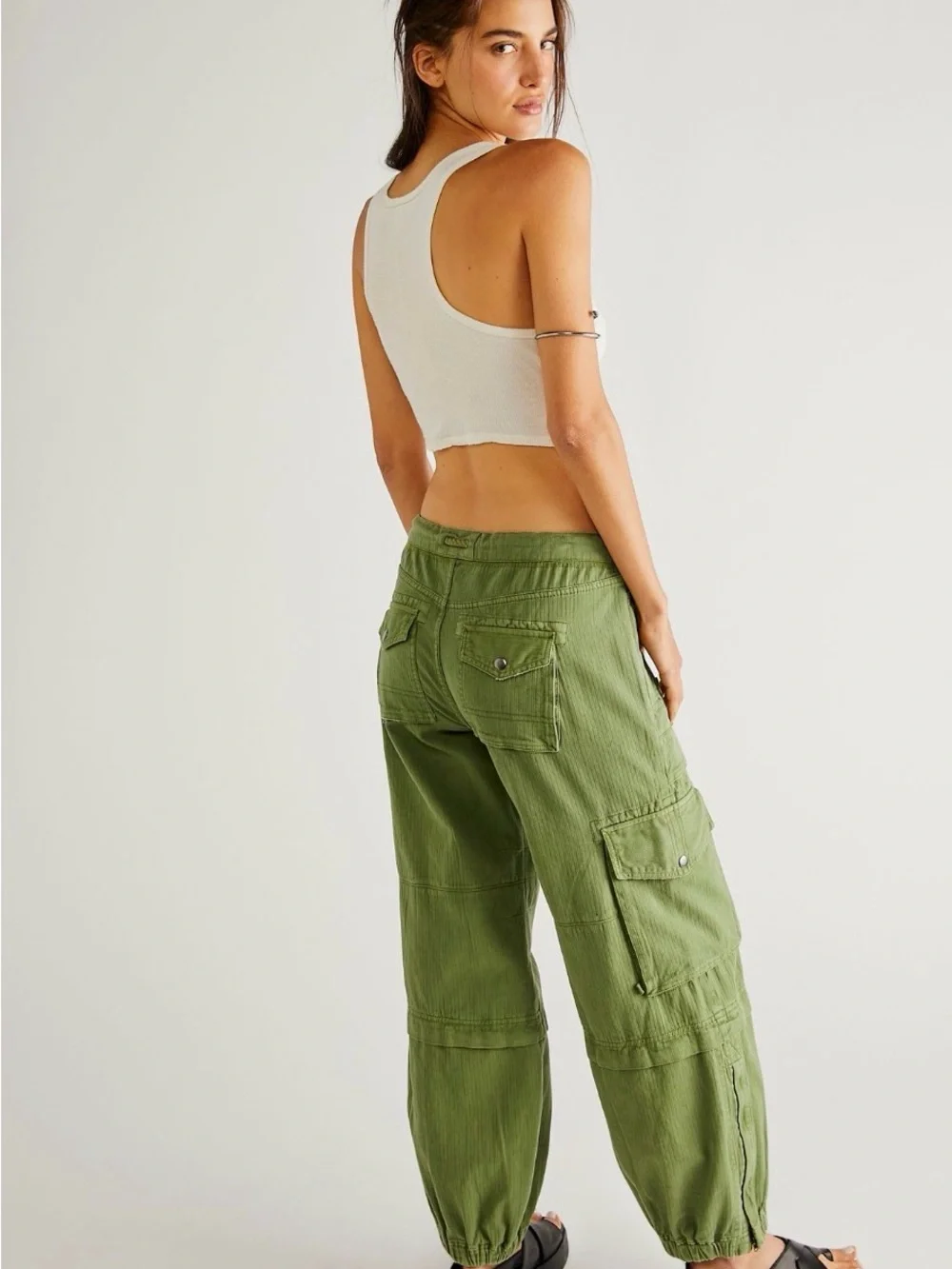We The Free South Bay Utility Denim Cargo Pant - XS - Picture 2 of 7